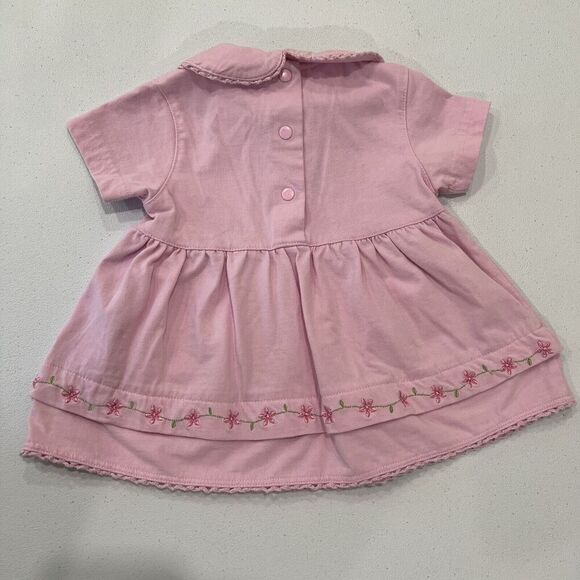 Buster Brown Pink Embroidered Floral Print Size‎ 12 Months - Picture 2 of 4